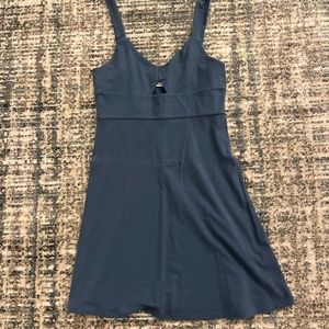 Blue From Cut Out Mini Dress